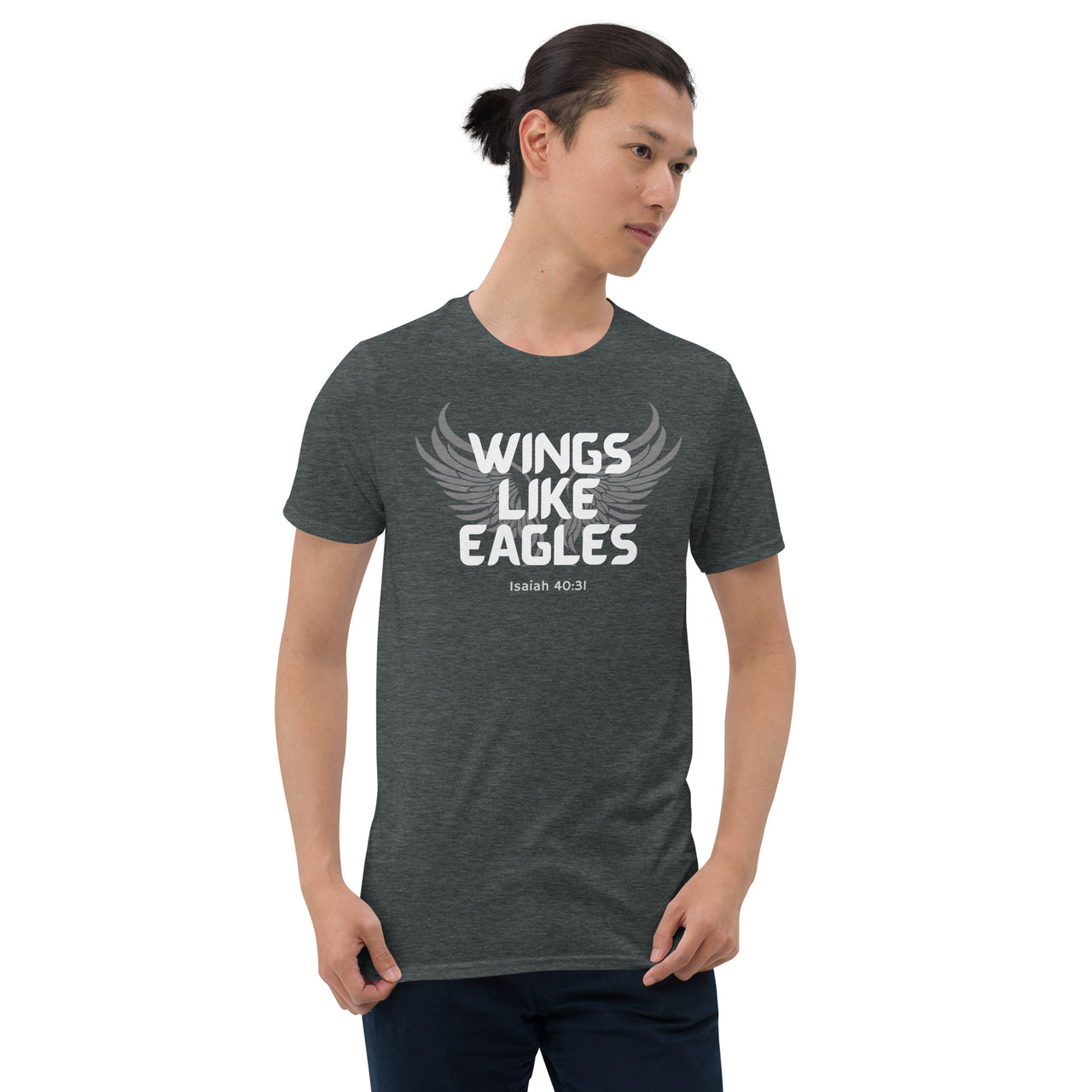 “Wings Like Eagles" Unisex Softstyle T-Shirt 10