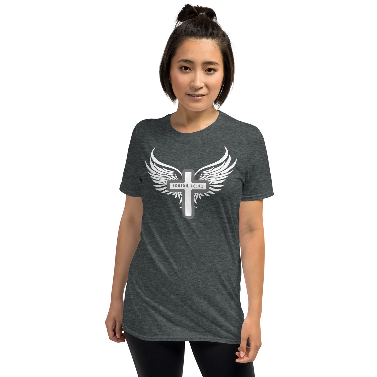 “Wings Like Eagles" Unisex Softstyle T-Shirt 15