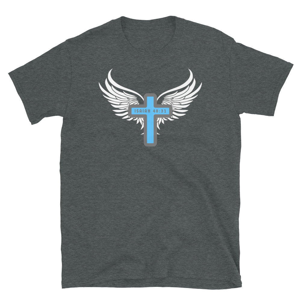 “Wings Like Eagles" Unisex Softstyle T-Shirt 16