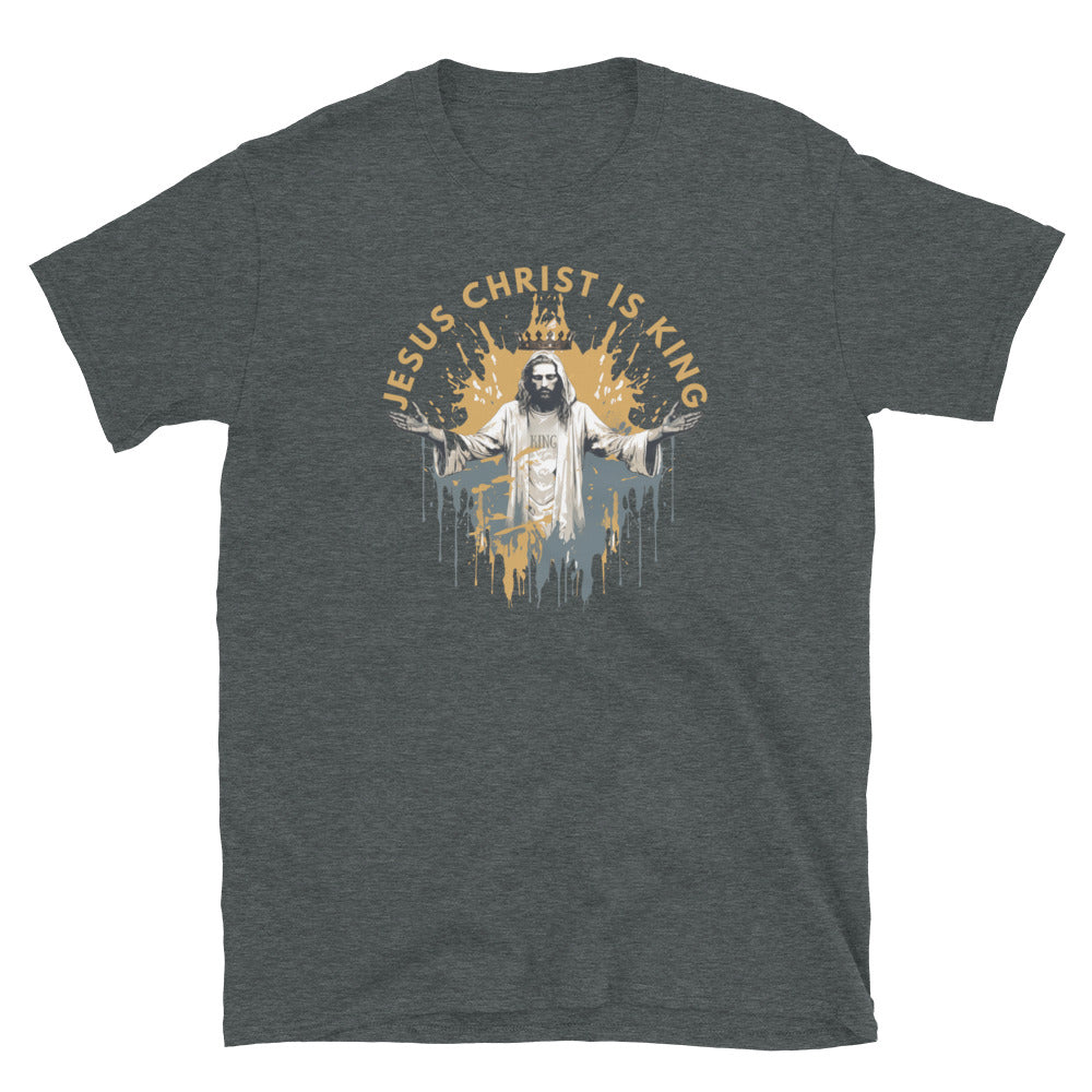 “Jesus is King" Unisex Softstyle T-Shirt 1