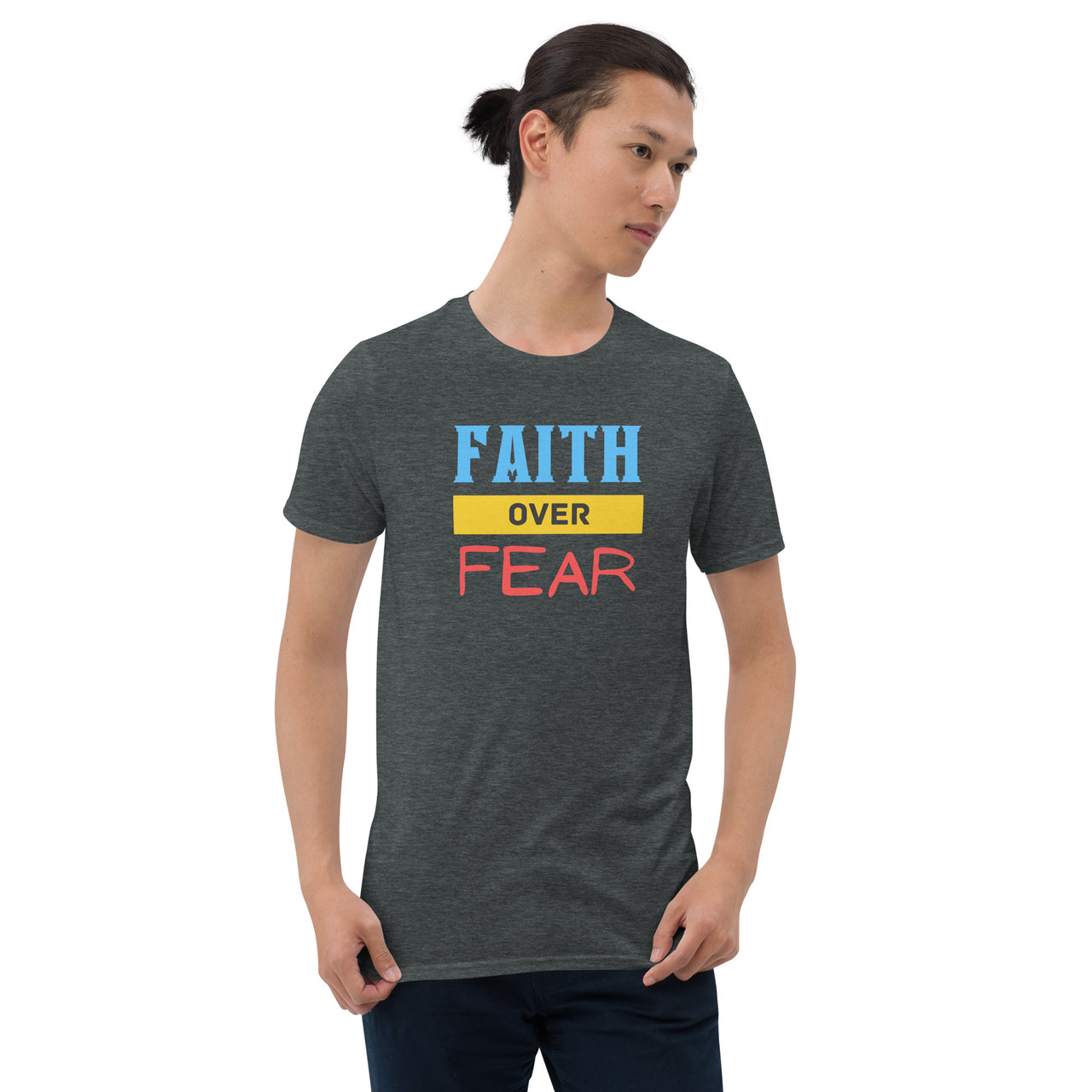 “Faith Over Fear” Unisex Softstyle T-Shirt 3