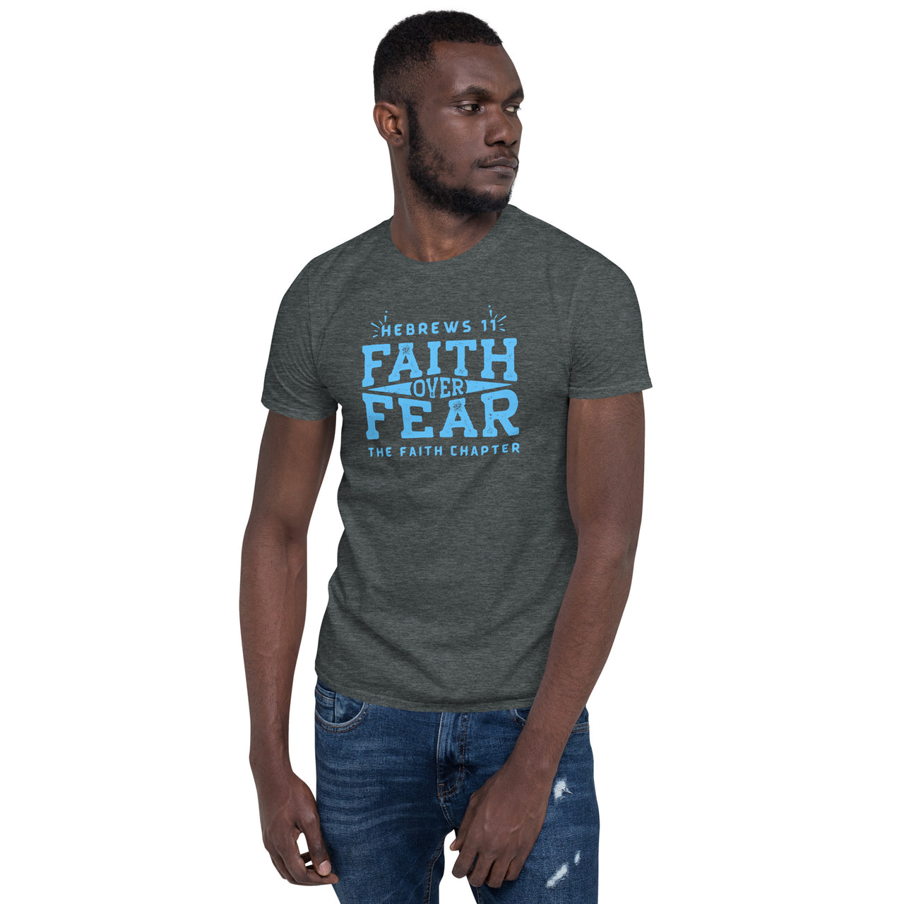 “Faith Over Fear” Unisex Softstyle T-Shirt 9