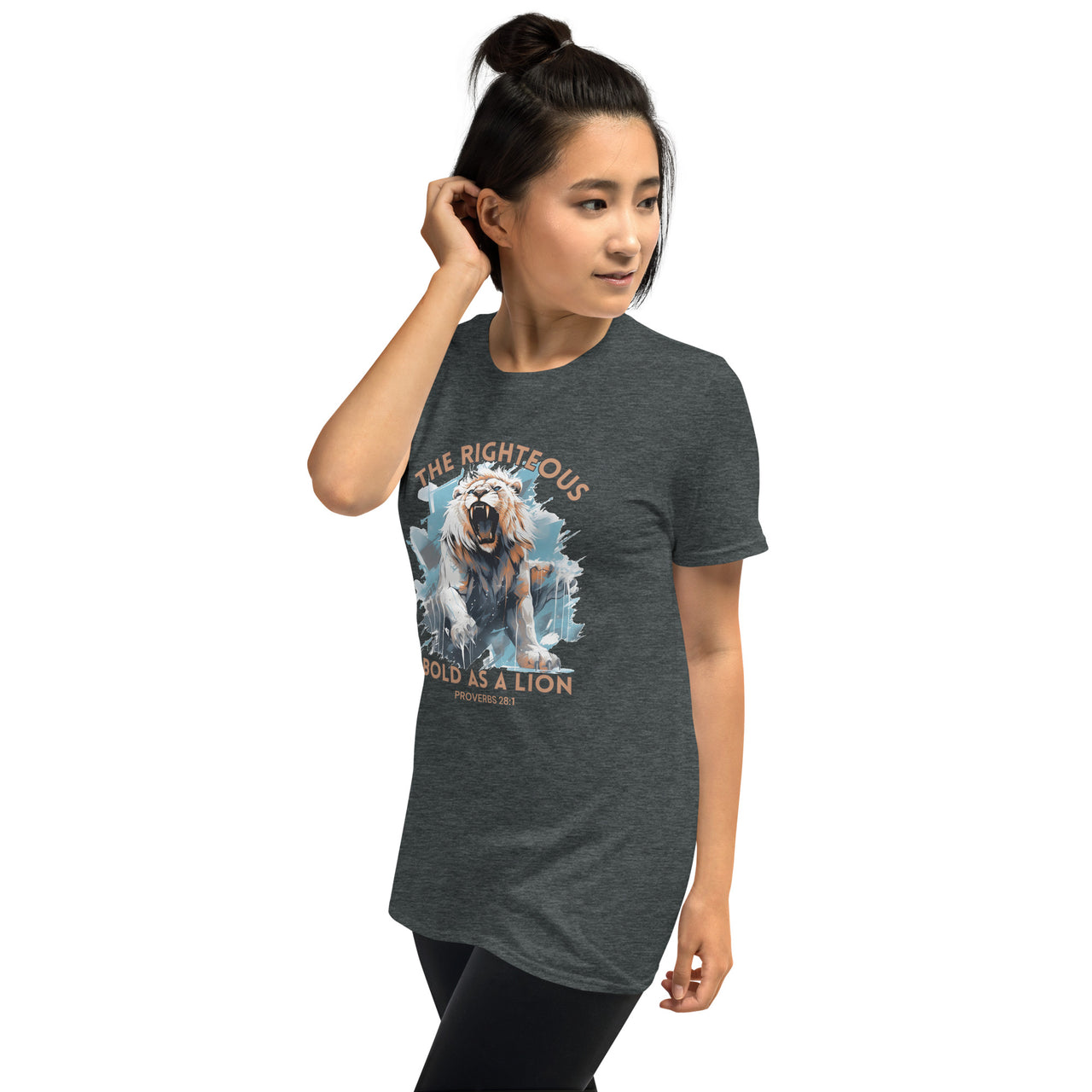 “Bold as a Lion” Unisex Softstyle T-Shirt 4