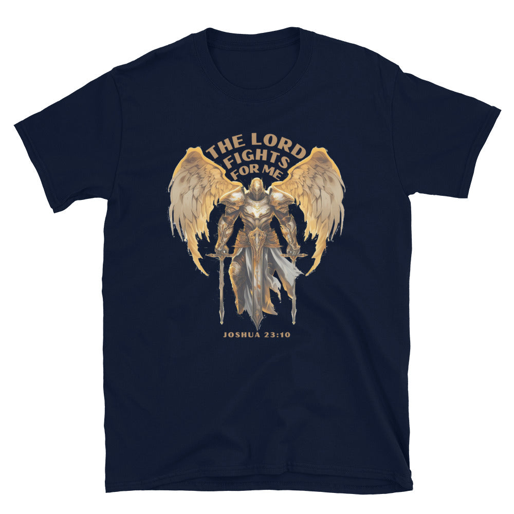 “The Lord Fights for Me”  Unisex Softstyle T-Shirt 1