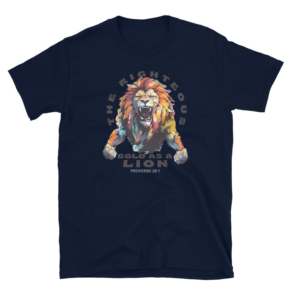 “Bold as a Lion” Unisex Softstyle T-Shirt 5