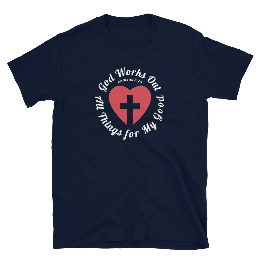 "All Things for my Good" Unisex Softstyle T-Shirt 8