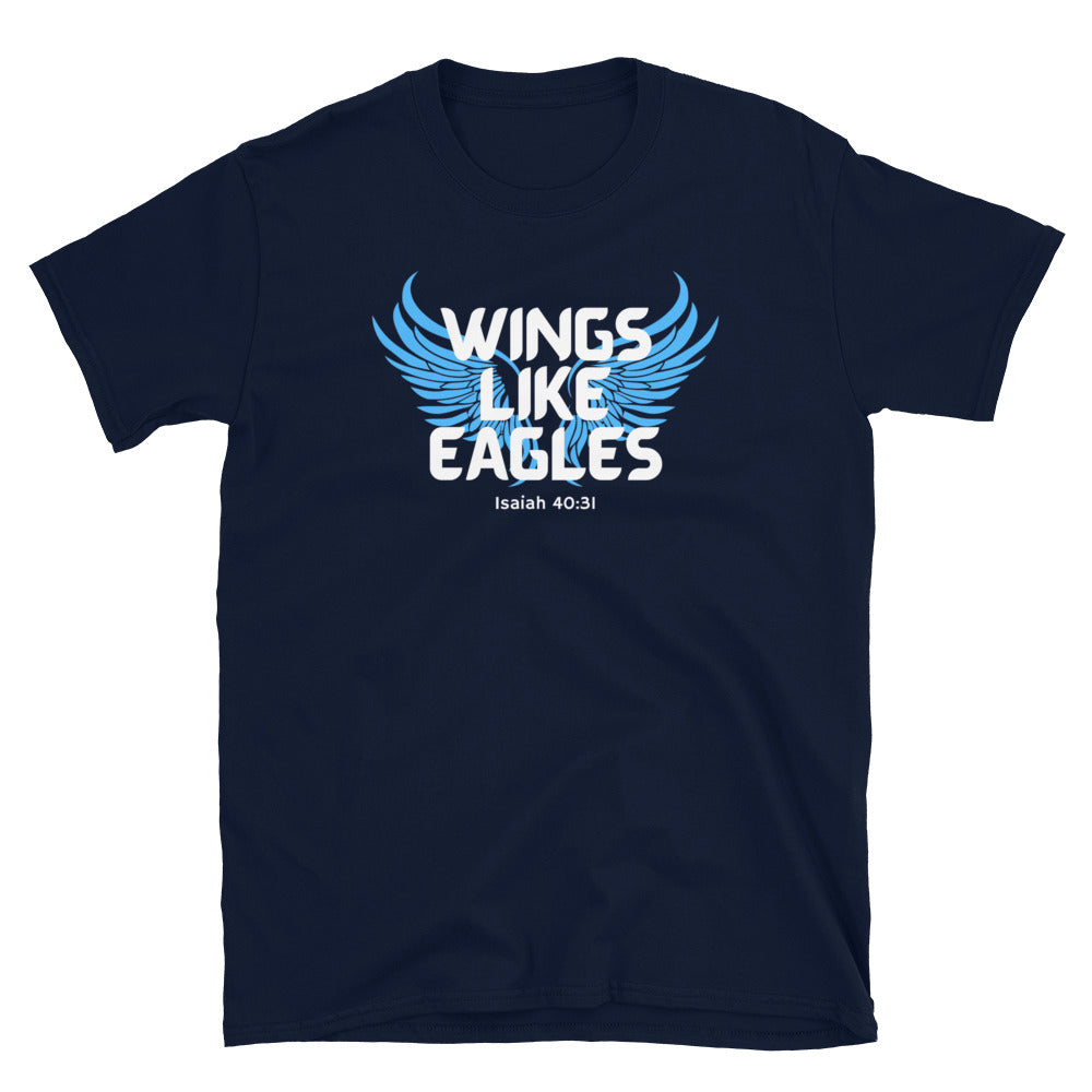 “Wings Like Eagles" Unisex Softstyle T-Shirt 6