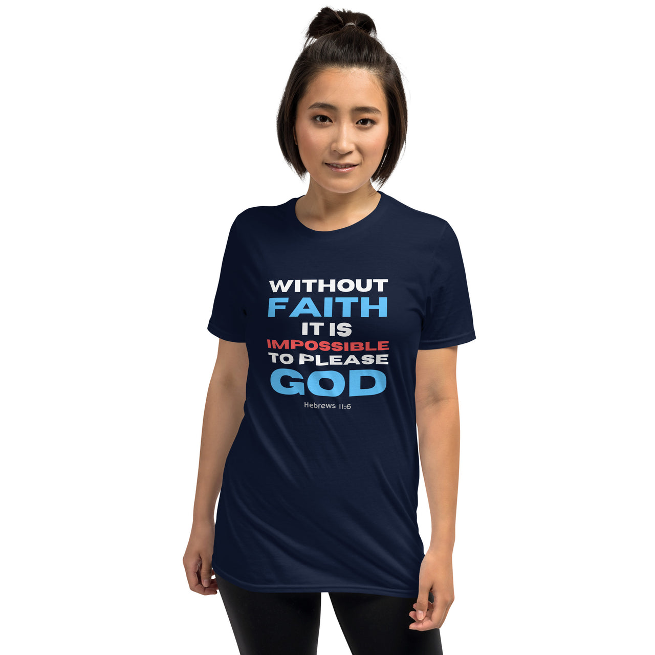 “Without Faith” Unisex Softstyle T-Shirt 8