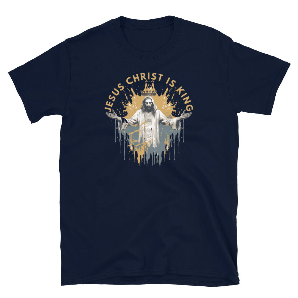 “Jesus is King" Unisex Softstyle T-Shirt 1