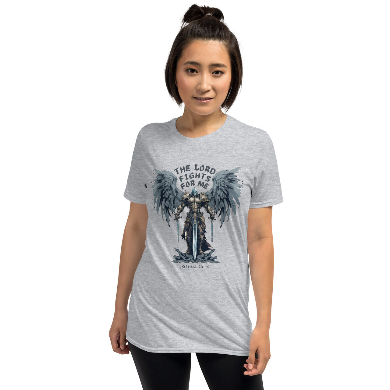 “The Lord Fights for Me”  Unisex Softstyle T-Shirt 4