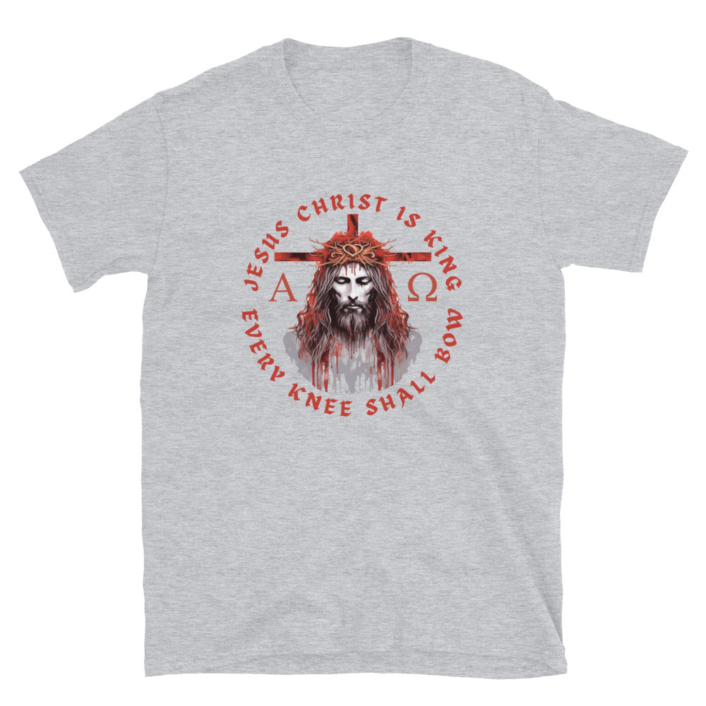 "Every Knee Shall Bow" Unisex Softstyle T-Shirt 2