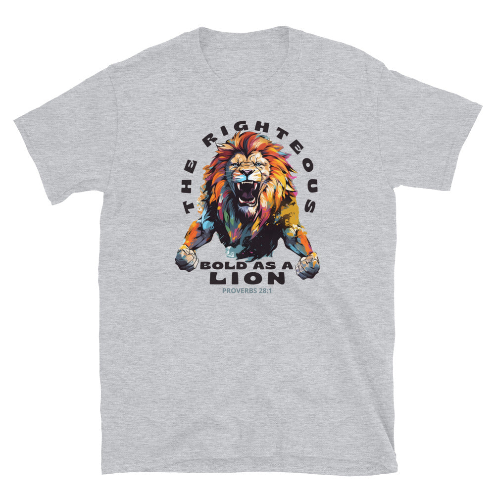 “Bold as a Lion” Unisex Softstyle T-Shirt 5