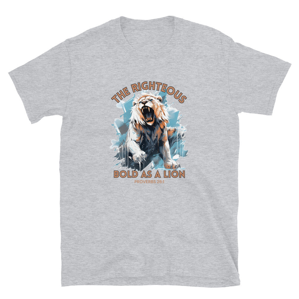 “Bold as a Lion” Unisex Softstyle T-Shirt 4