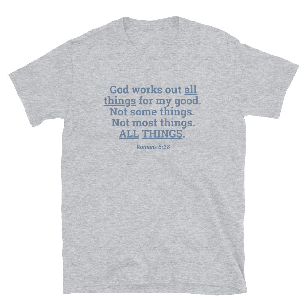 "All Things for my Good" Unisex Softstyle T-Shirt 2