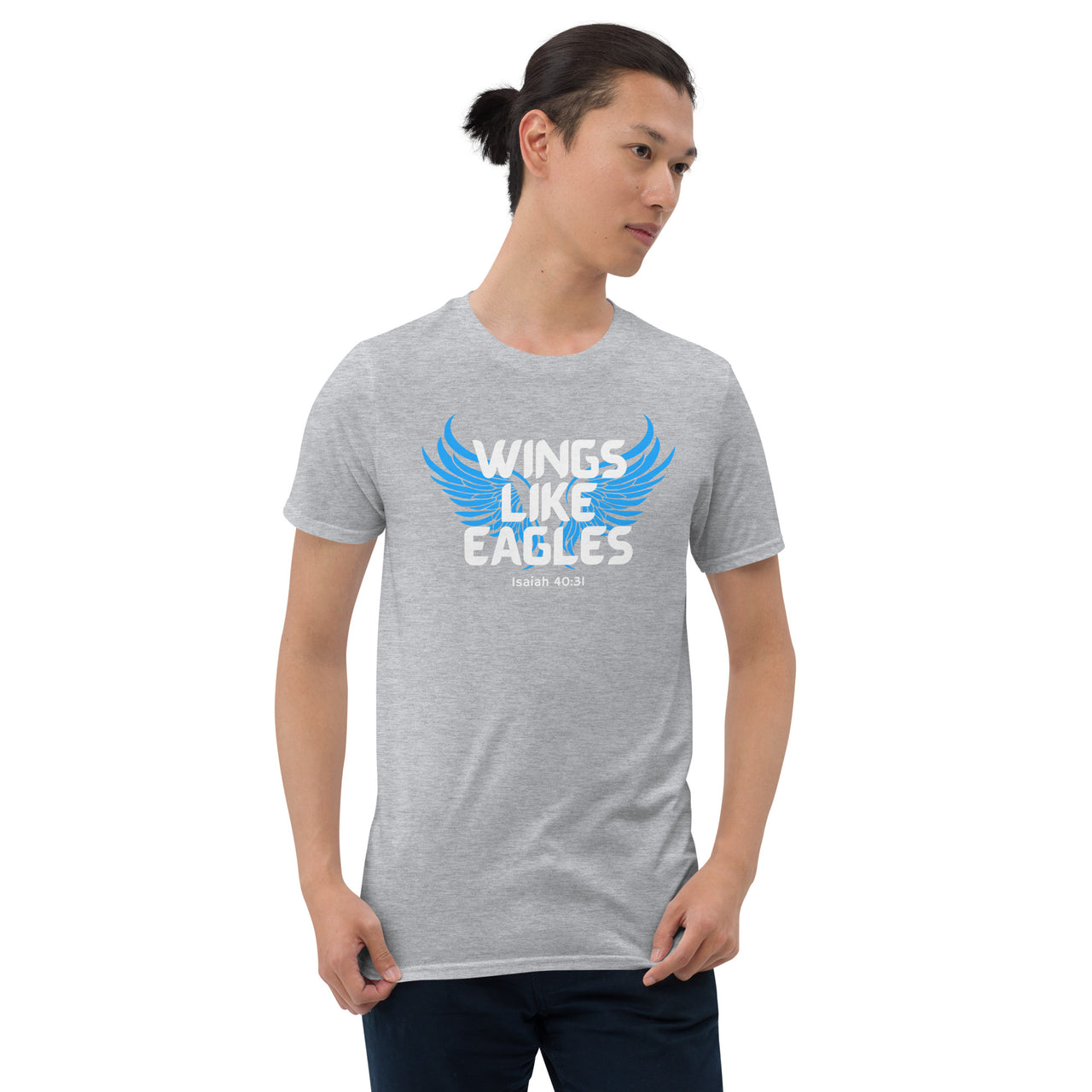 “Wings Like Eagles" Unisex Softstyle T-Shirt 6