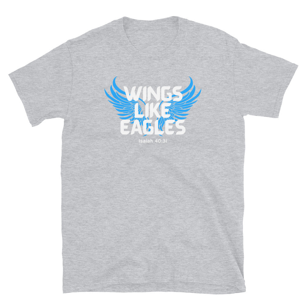 “Wings Like Eagles" Unisex Softstyle T-Shirt 6