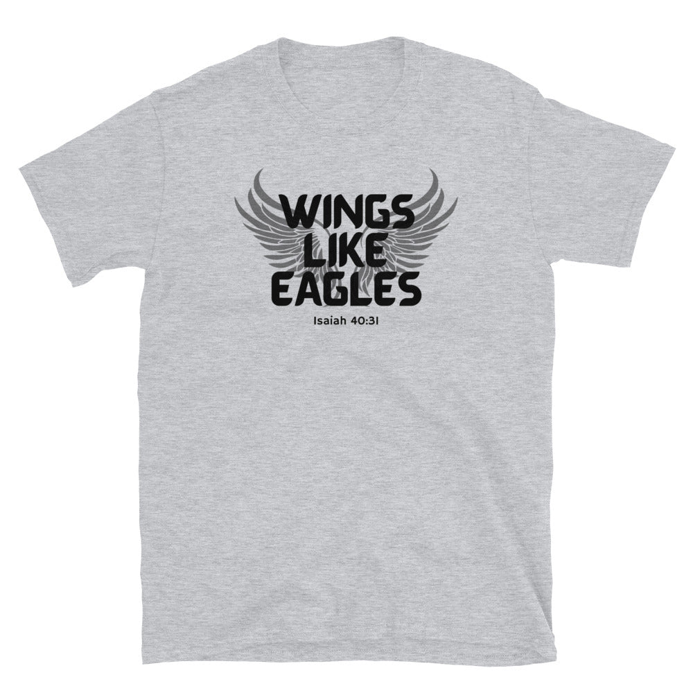 “Wings Like Eagles" Unisex Softstyle T-Shirt 9