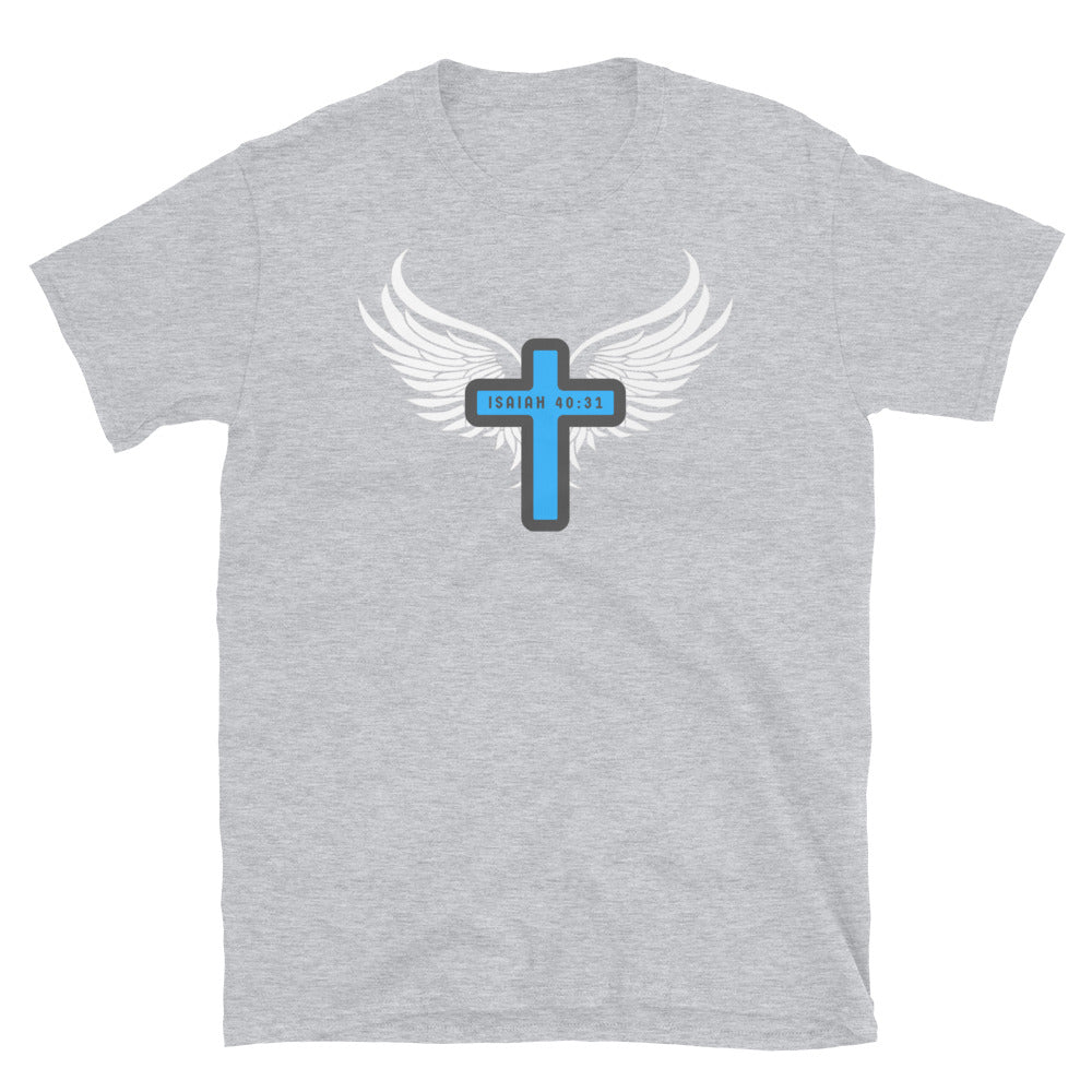 “Wings Like Eagles" Unisex Softstyle T-Shirt 16