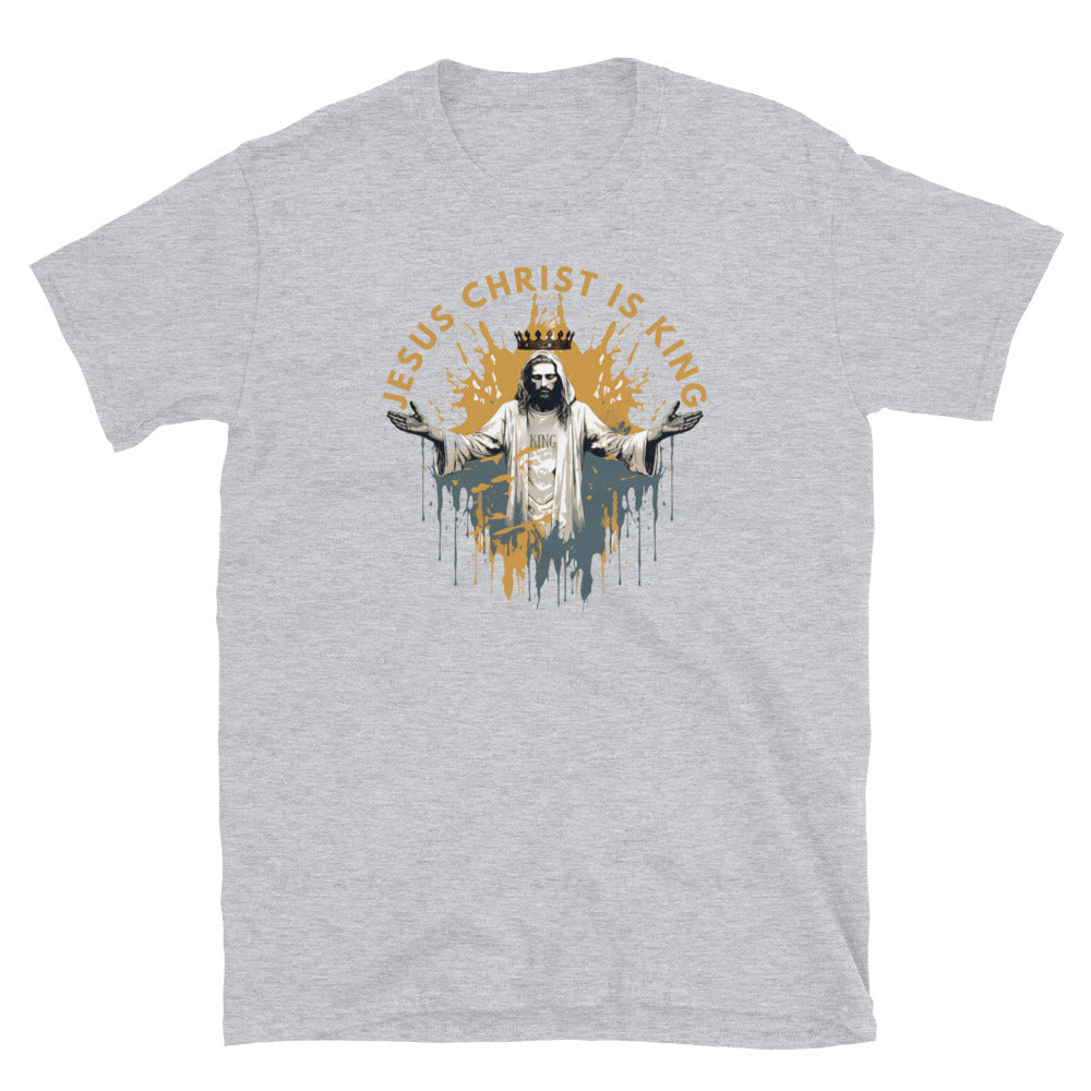 “Jesus is King" Unisex Softstyle T-Shirt 1