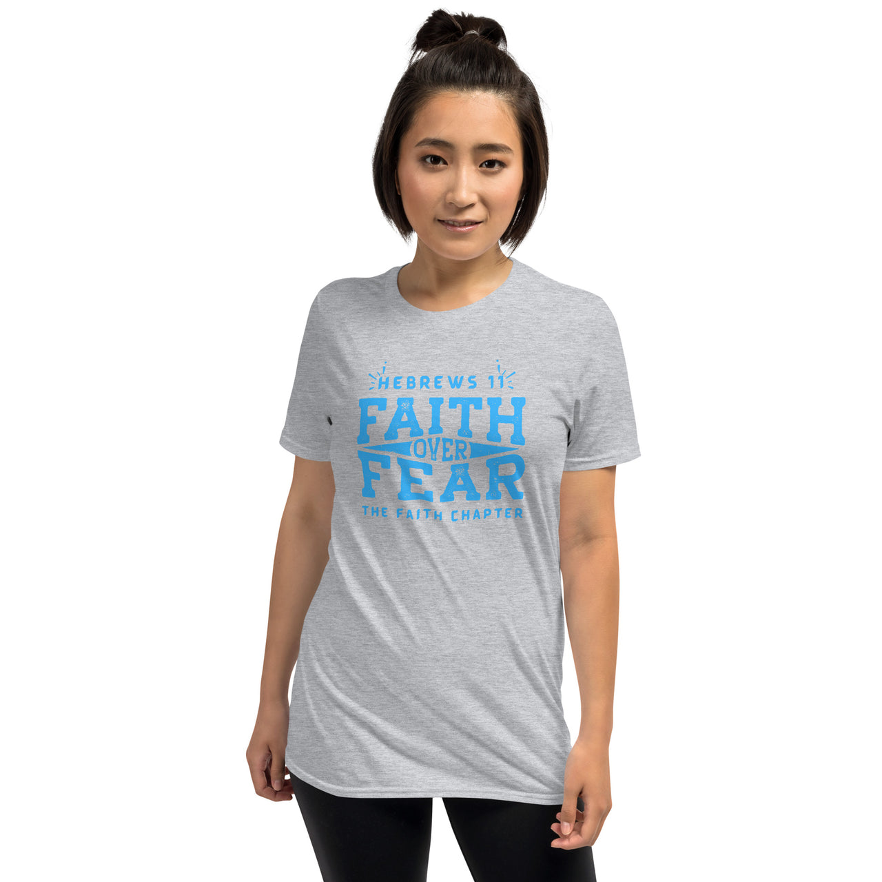 “Faith Over Fear” Unisex Softstyle T-Shirt 9