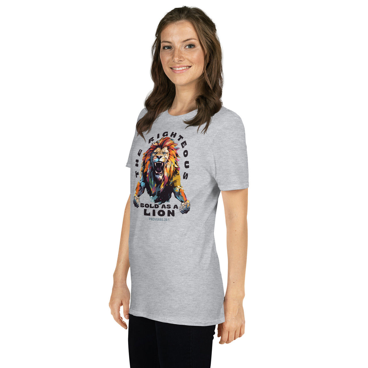 “Bold as a Lion” Unisex Softstyle T-Shirt 5