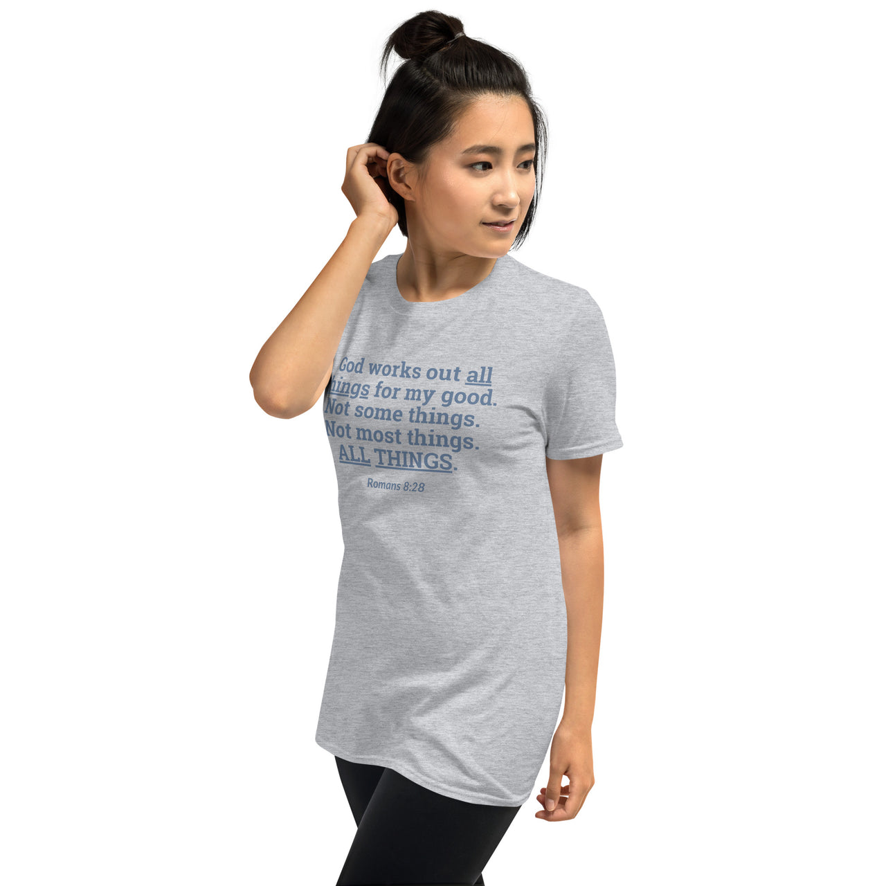 "All Things for my Good" Unisex Softstyle T-Shirt 2