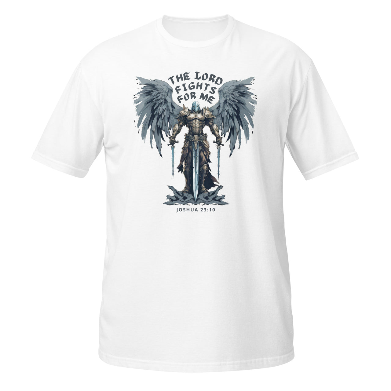 “The Lord Fights for Me”  Unisex Softstyle T-Shirt 4