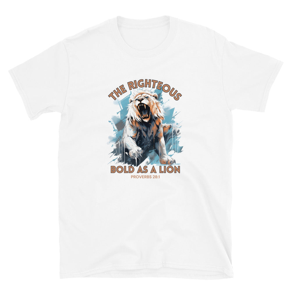 “Bold as a Lion” Unisex Softstyle T-Shirt 4