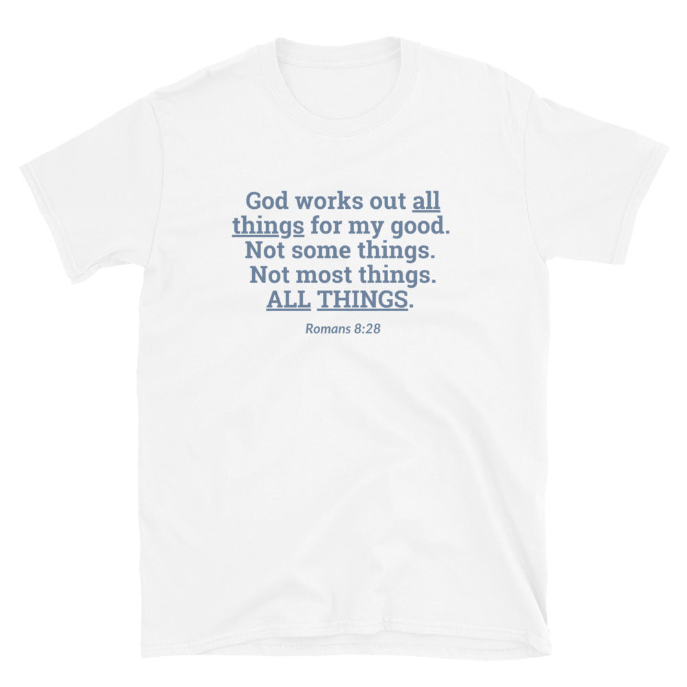 "All Things for my Good" Unisex Softstyle T-Shirt 2