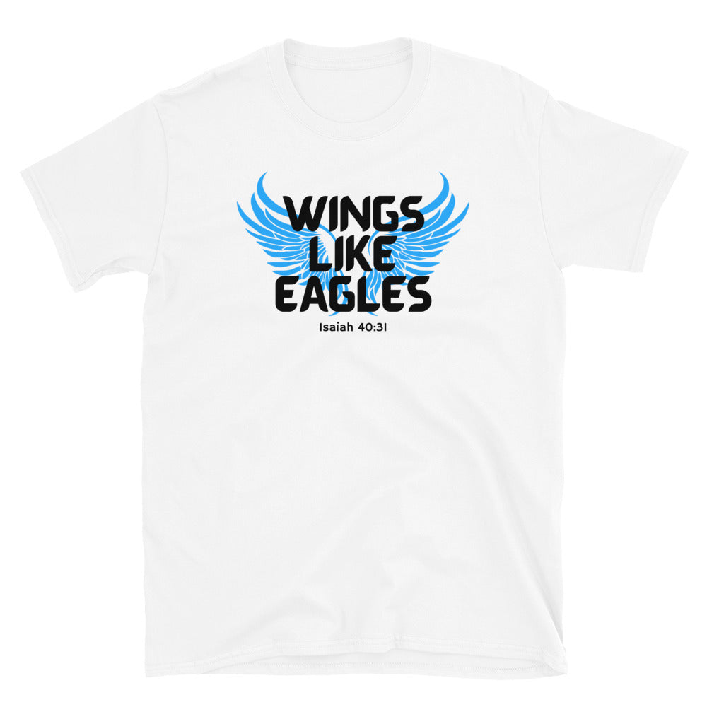 “Wings Like Eagles" Unisex Softstyle T-Shirt 5