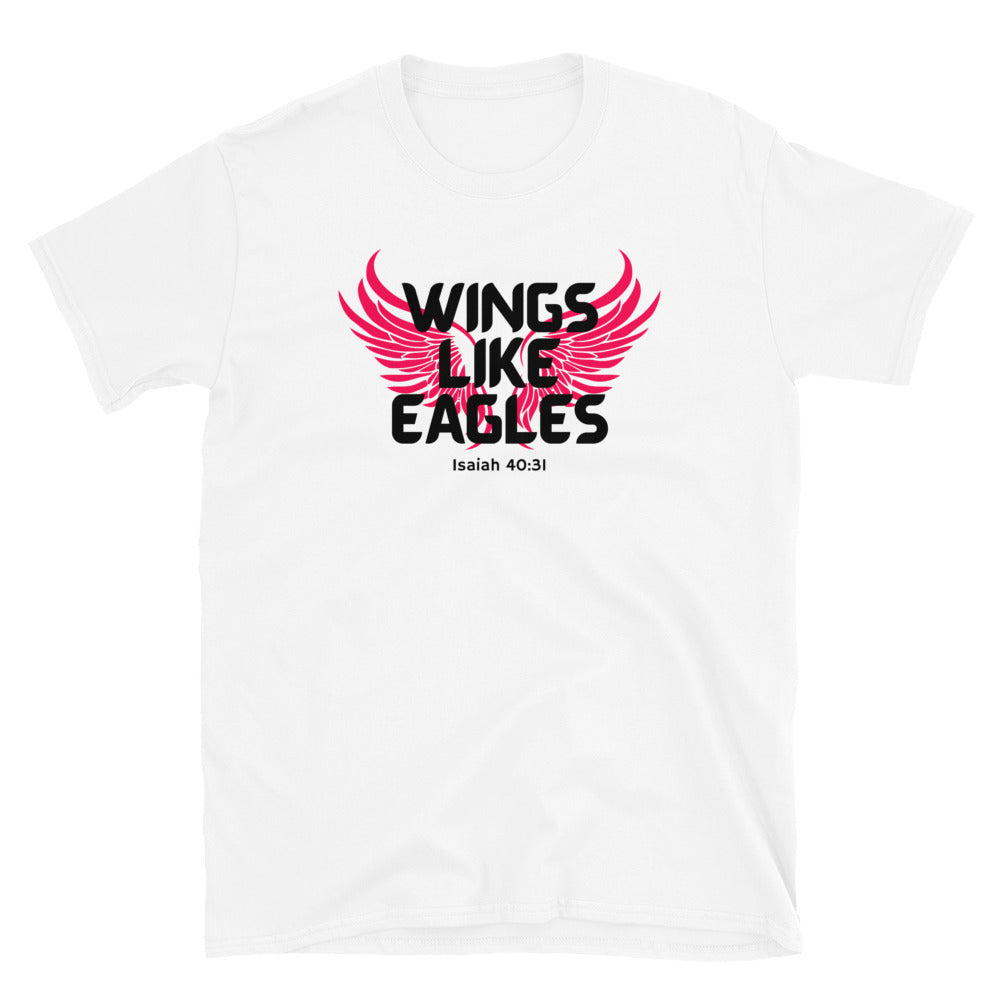 “Wings Like Eagles" Unisex Softstyle T-Shirt 7