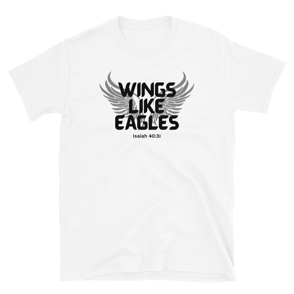 “Wings Like Eagles" Unisex Softstyle T-Shirt 9