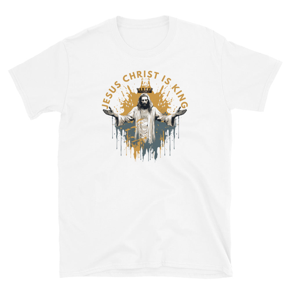 “Jesus is King" Unisex Softstyle T-Shirt 1