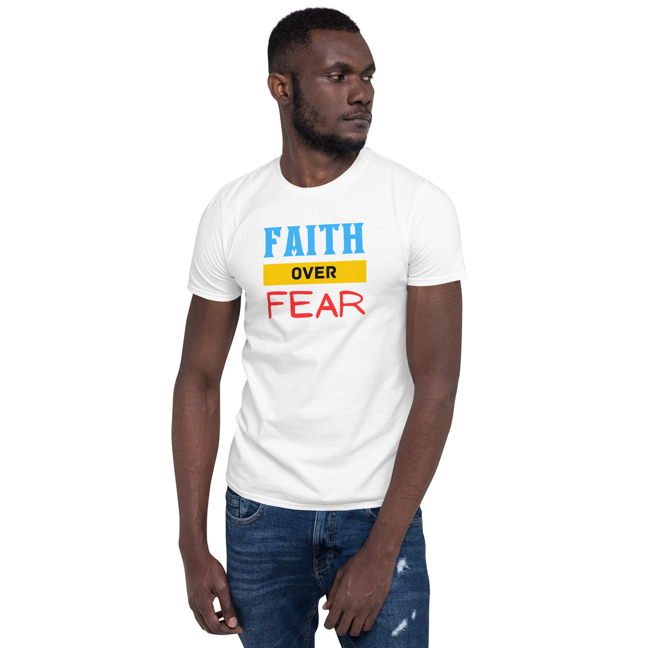 “Faith Over Fear” Unisex Softstyle T-Shirt 3