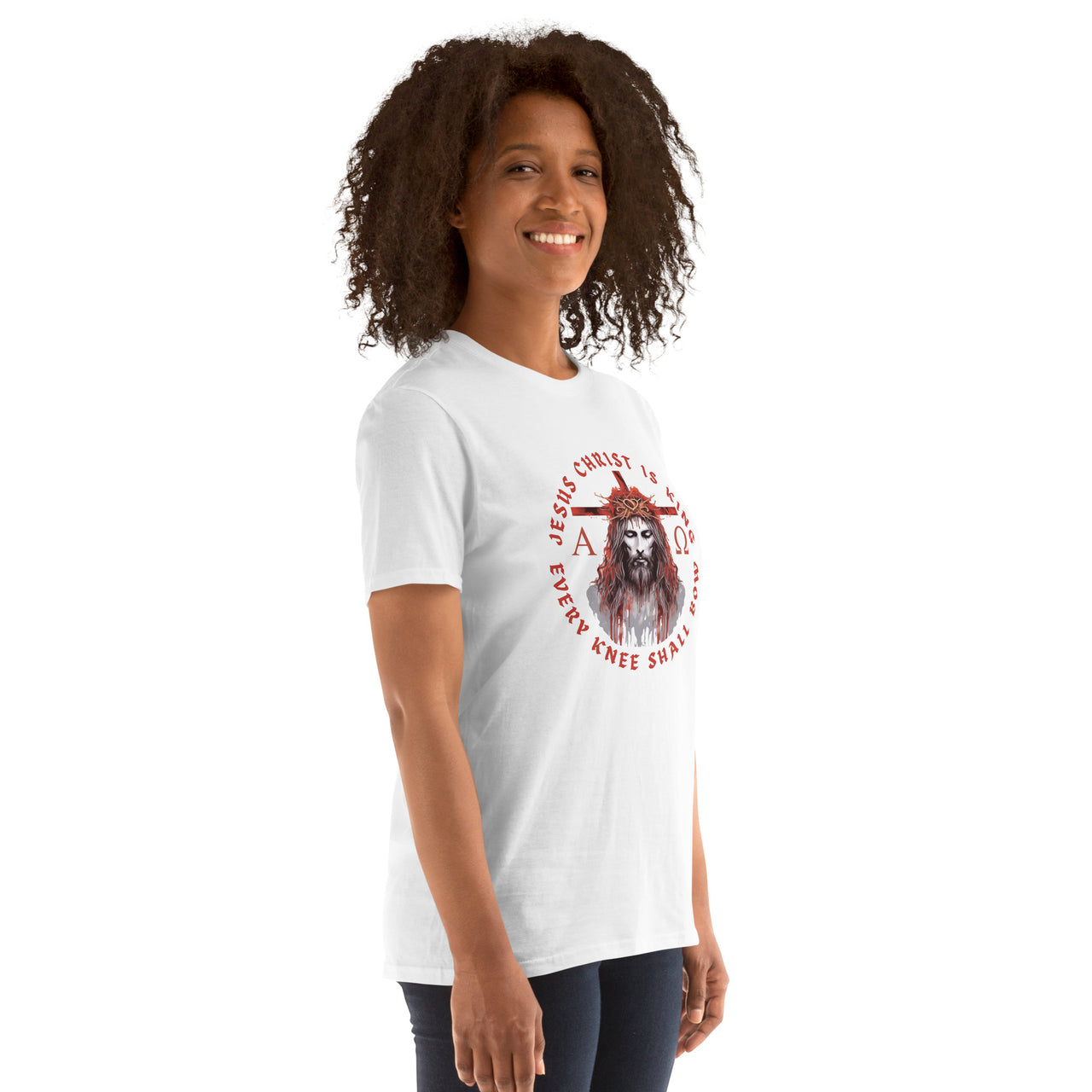 "Every Knee Shall Bow" Unisex Softstyle T-Shirt 2