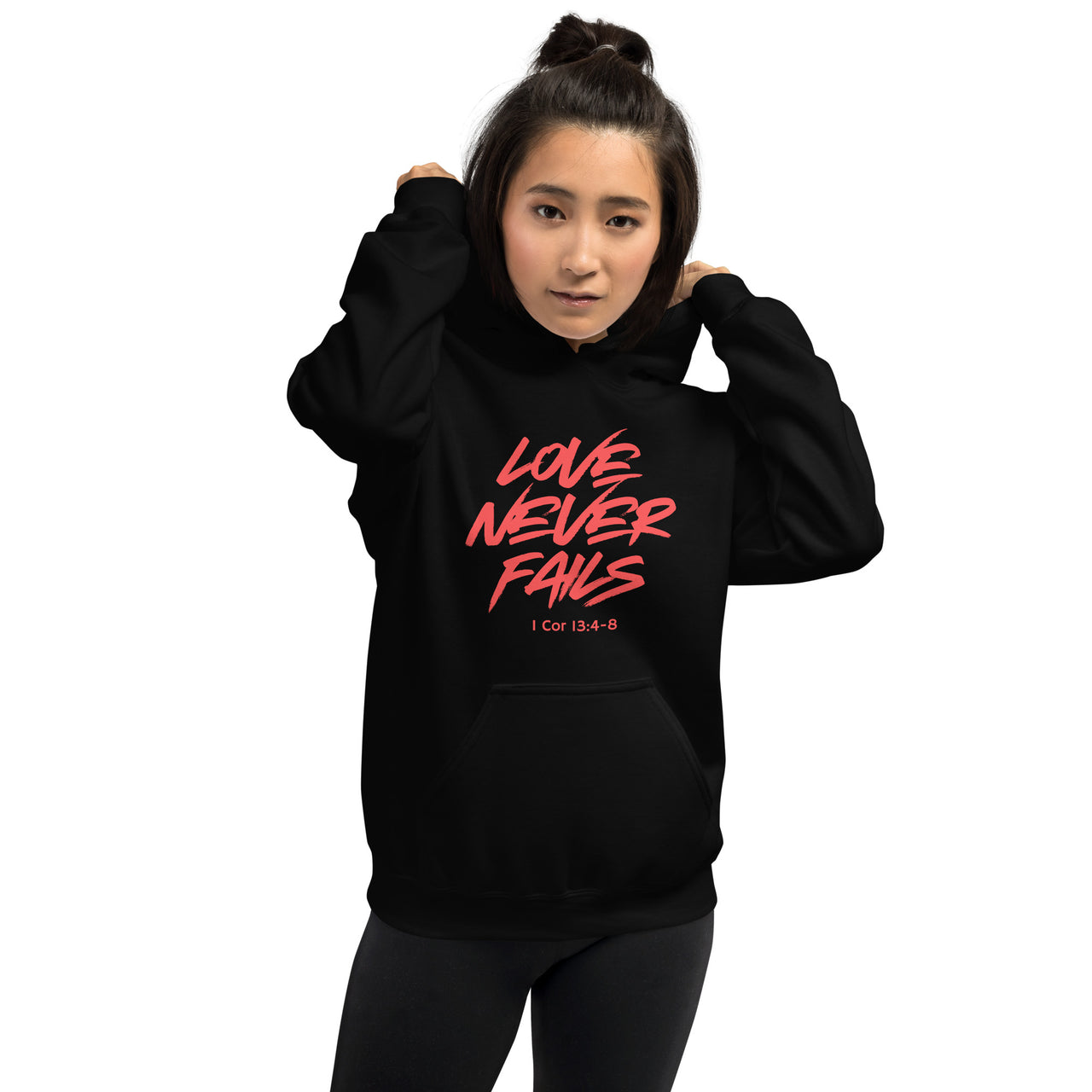 "Love Never Fails" Unisex Hoodie 17