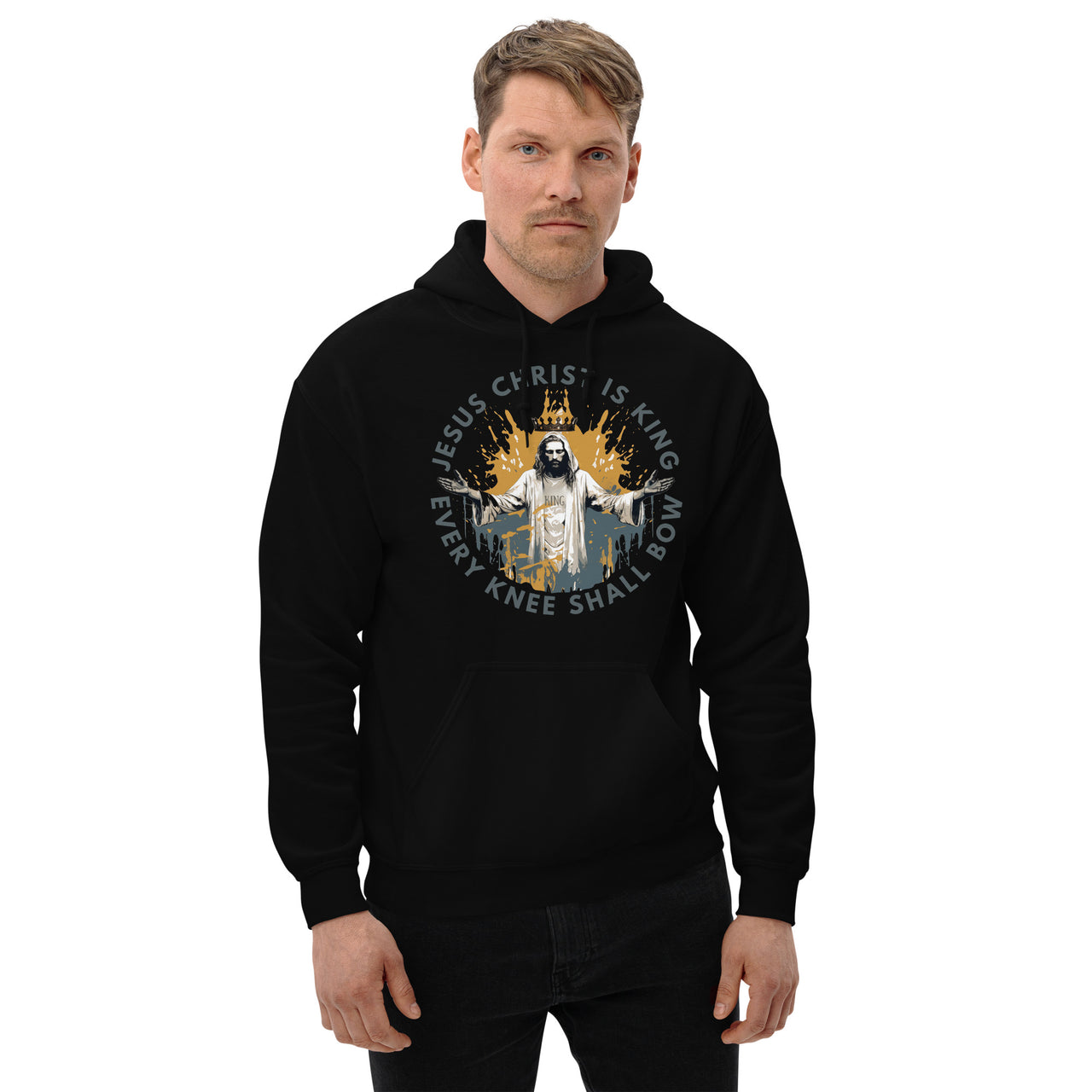 "Every Knee Shall Bow" Unisex Hoodie 3