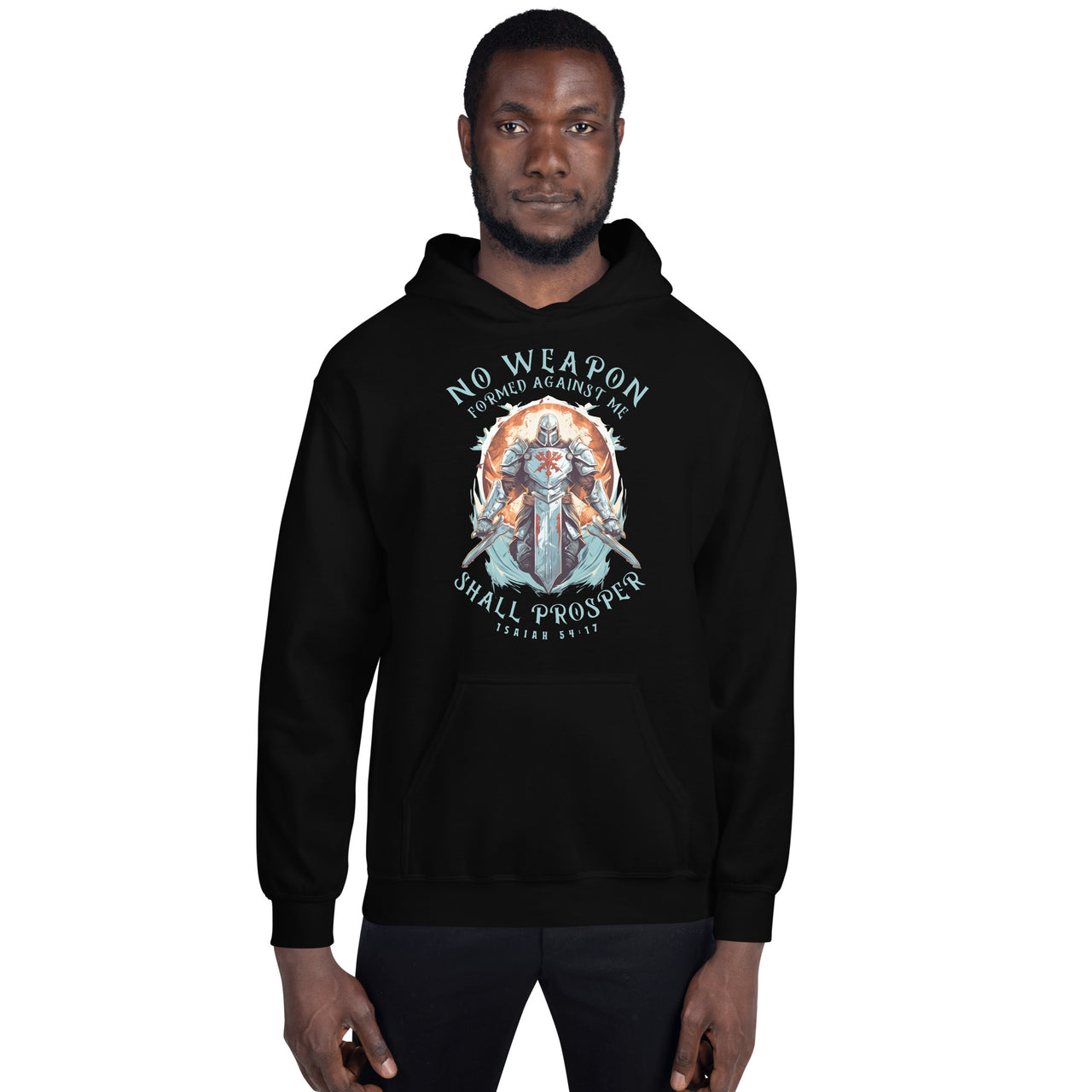 “No Weapon Formed" Unisex Hoodie 7