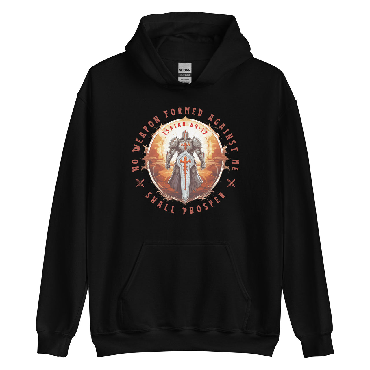 “No Weapon Formed" Unisex Hoodie 8