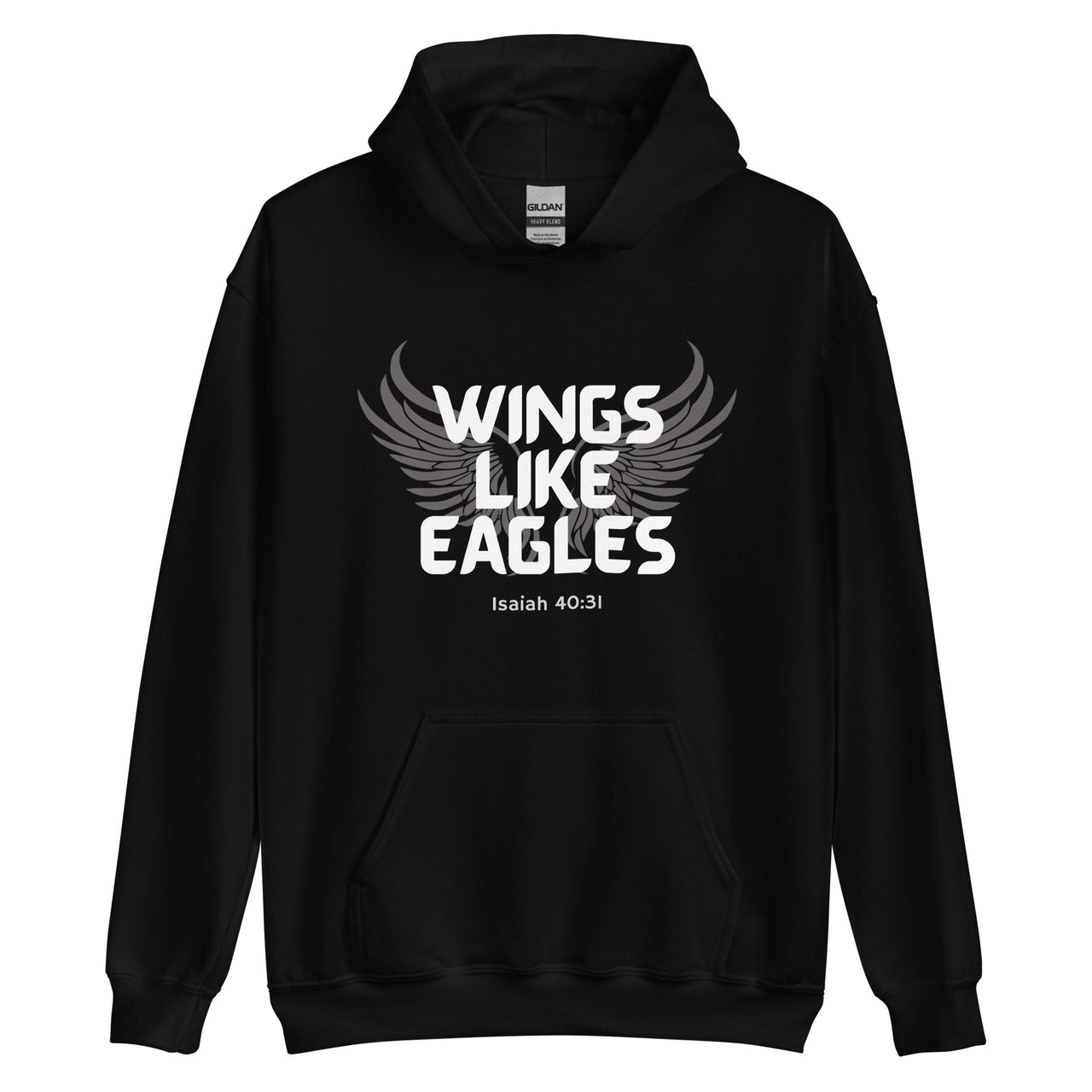 “Wings Like Eagles" Unisex Hoodie 10