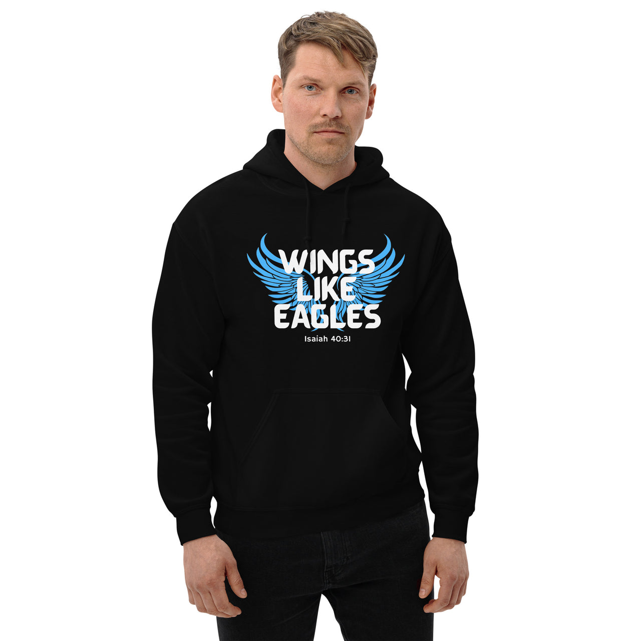 “Wings Like Eagles" Unisex Hoodie 6