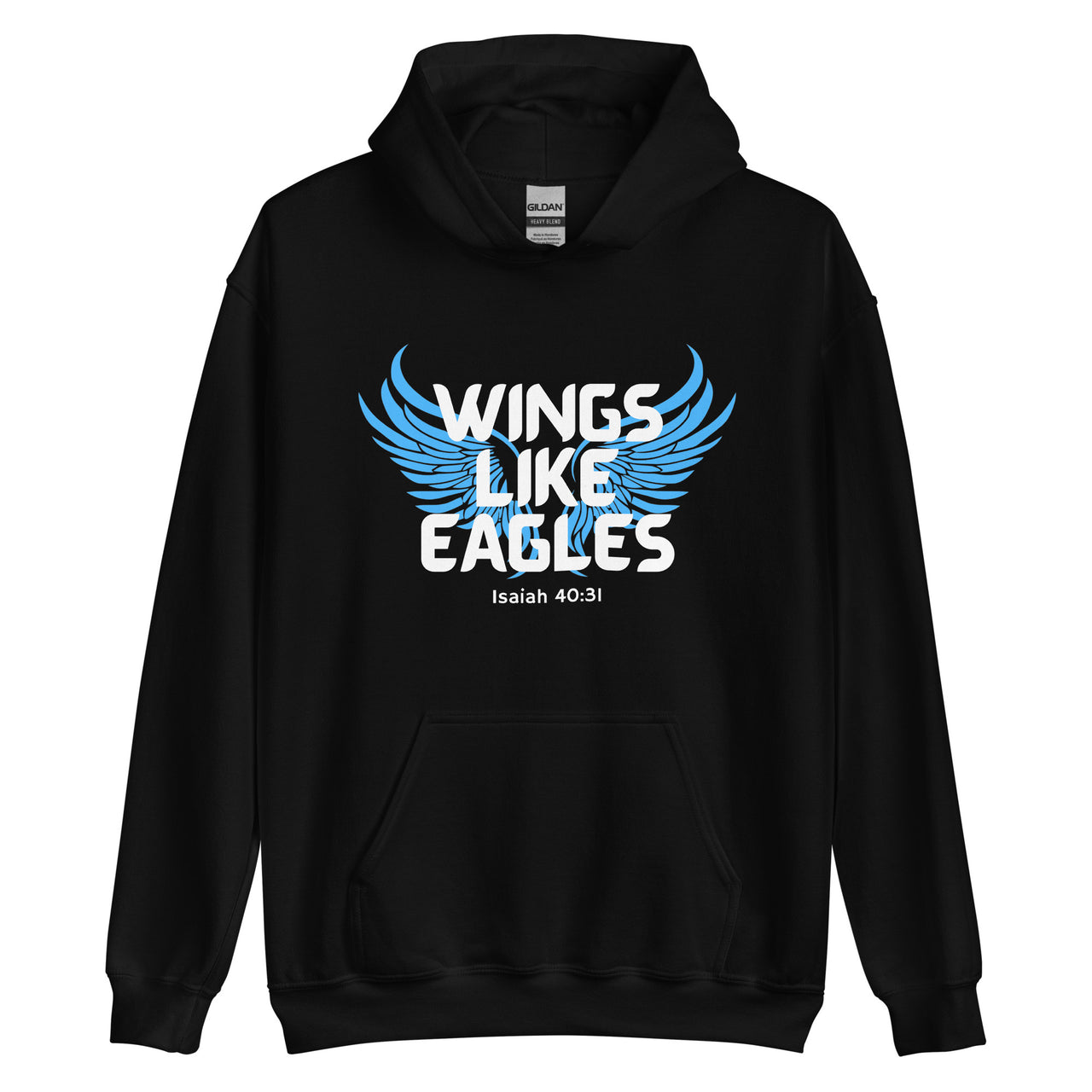 “Wings Like Eagles" Unisex Hoodie 6