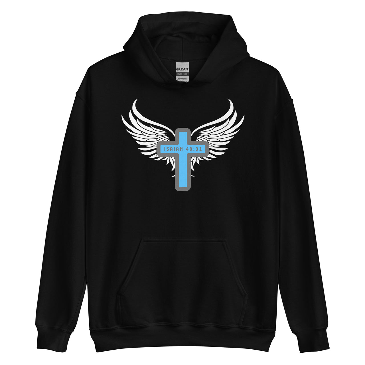 “Wings Like Eagles" Unisex Hoodie 16