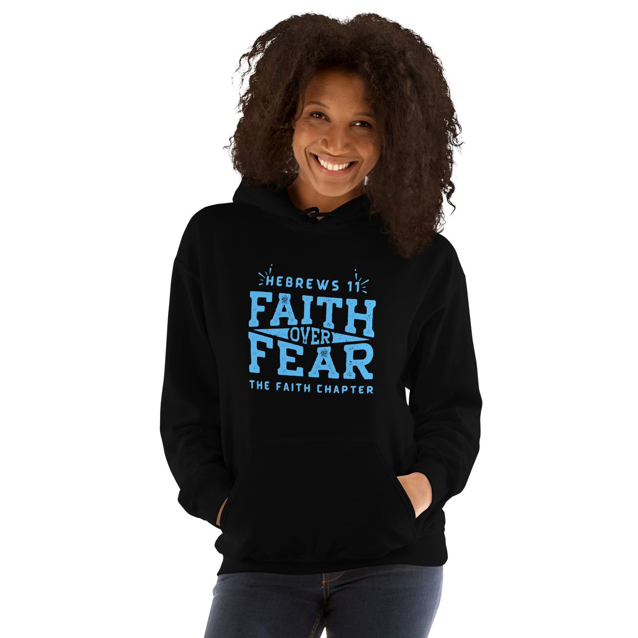 “Faith Over Fear" Unisex Hoodie 9