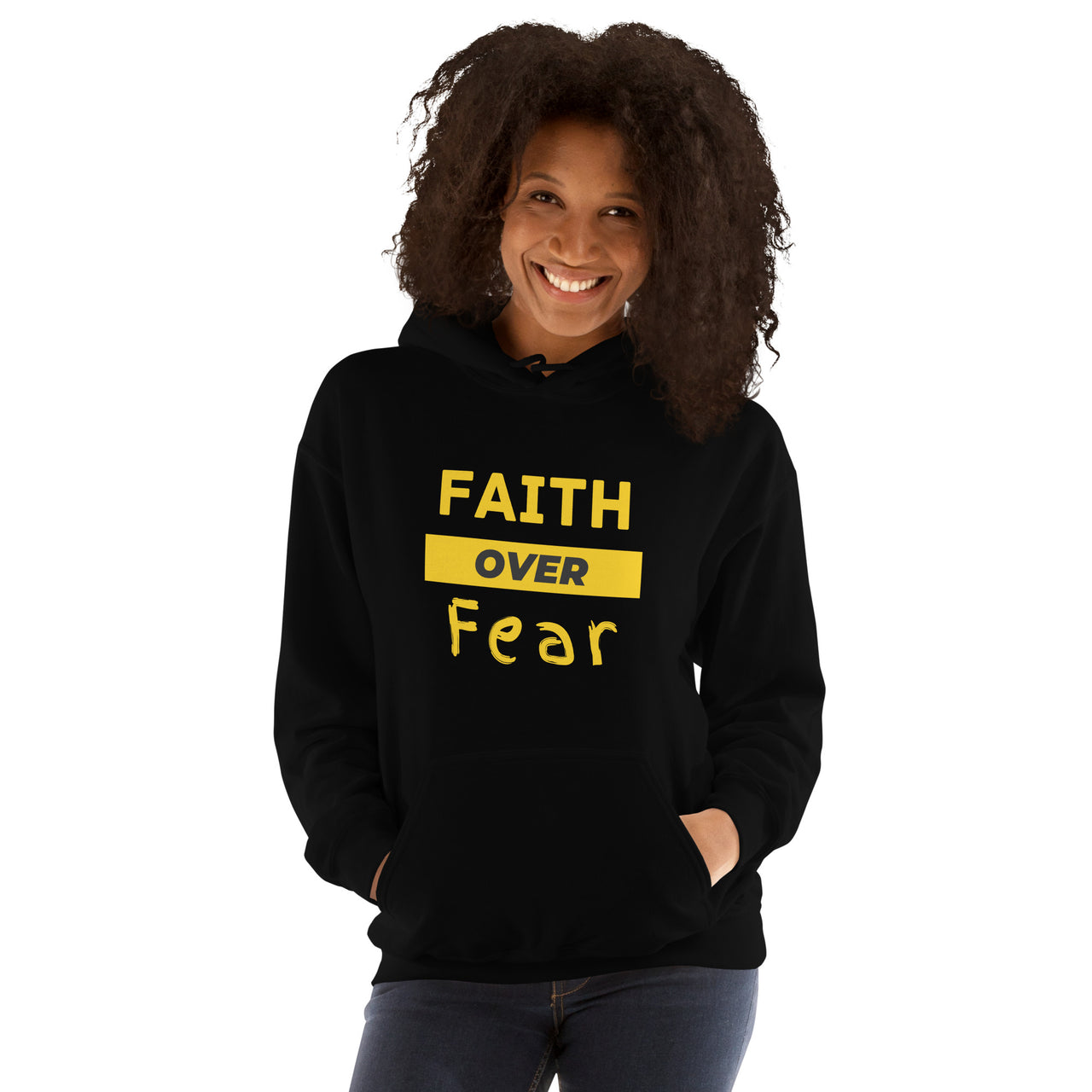 “Faith Over Fear" Unisex Hoodie 1