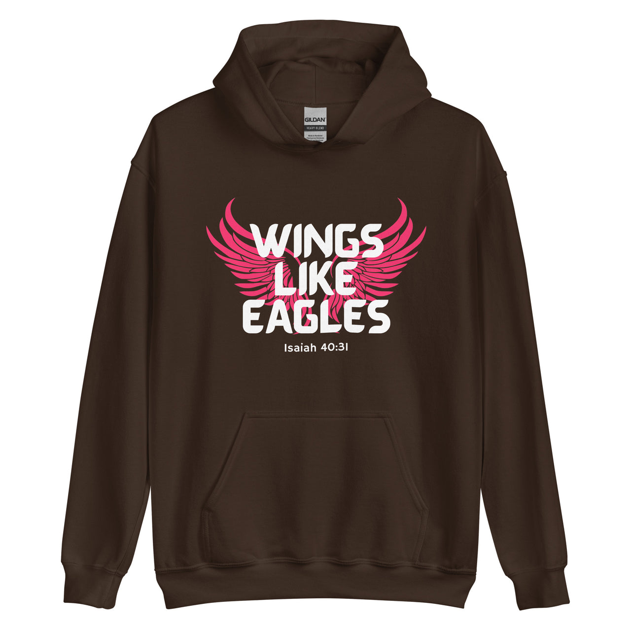 “Wings Like Eagles" Unisex Hoodie 8