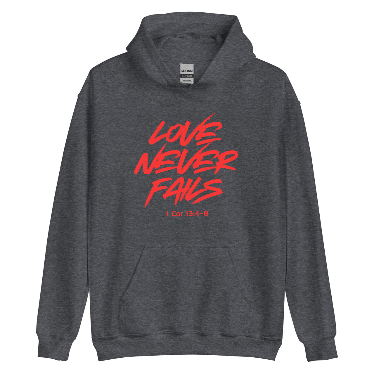 "Love Never Fails" Unisex Hoodie 17