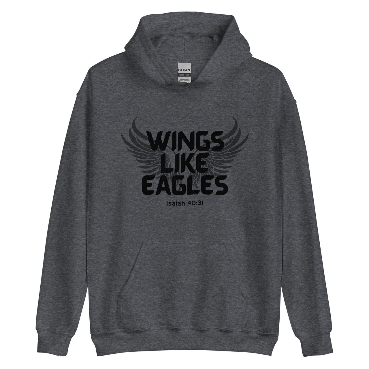 “Wings Like Eagles" Unisex Hoodie 9