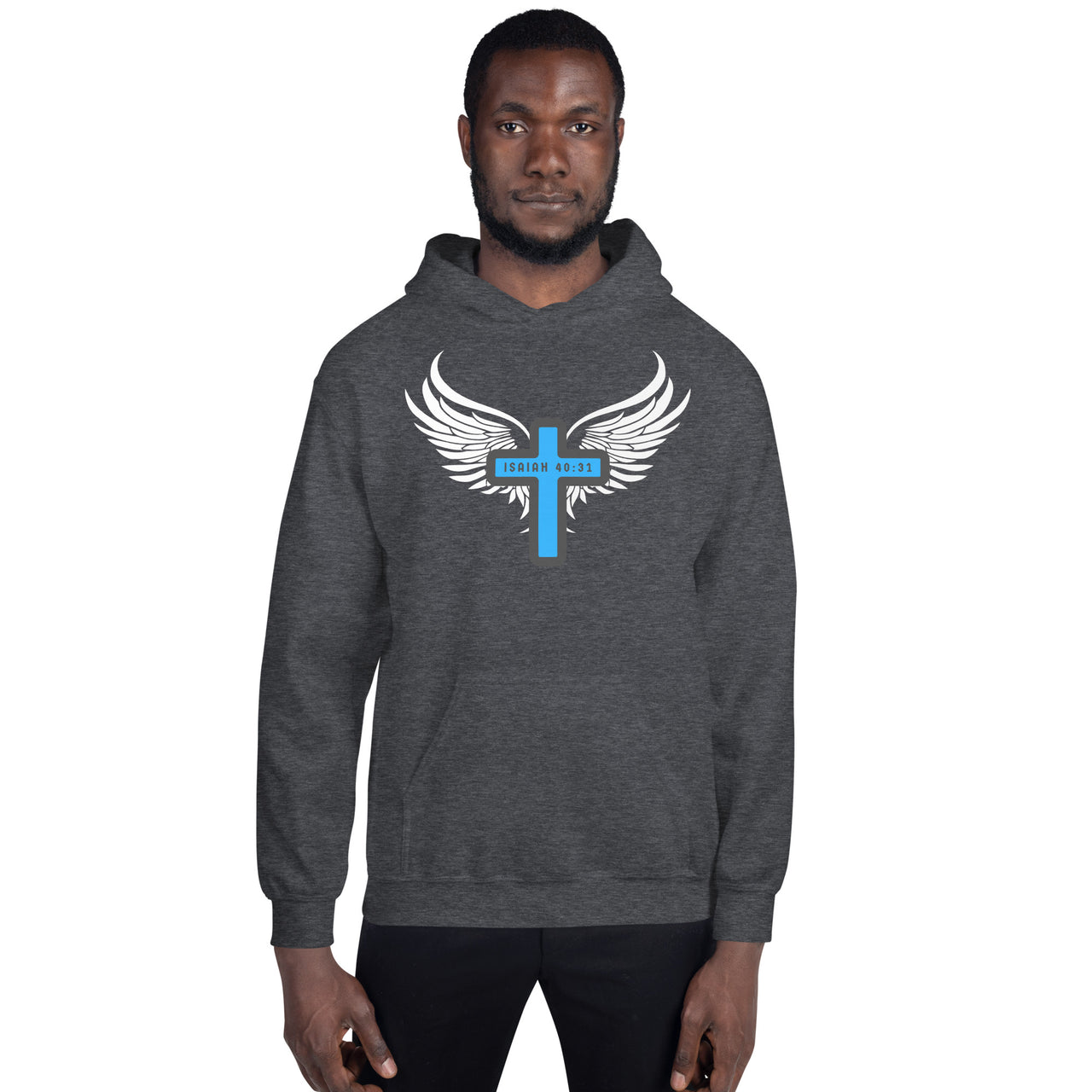 “Wings Like Eagles" Unisex Hoodie 16