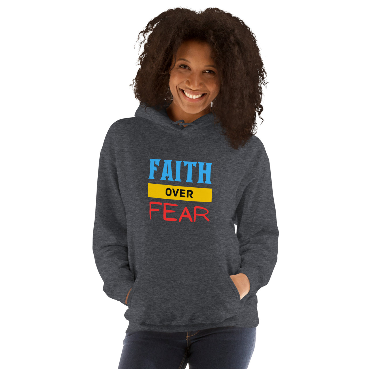 “Faith Over Fear" Unisex Hoodie 3